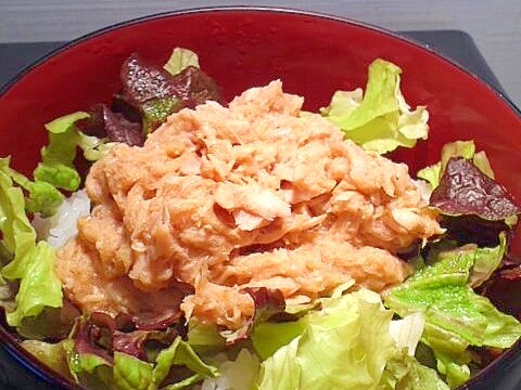 ワンボール♪混ぜるだけの簡単ツナ丼